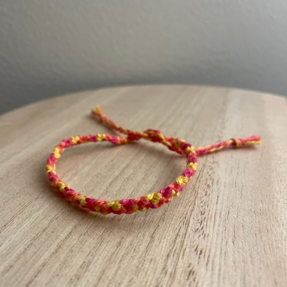 Playful Sunshine Woven Bracelet
